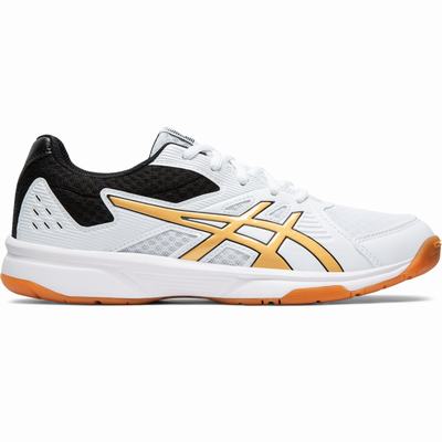 Női Asics Upcourt 3 Röplabda Cipő AS2830154 Fehér/Arany